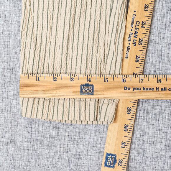 OCTOBRE Editions Seersucker Shane Trouser Pant beige stripe sz XL - Picture 10 of 12